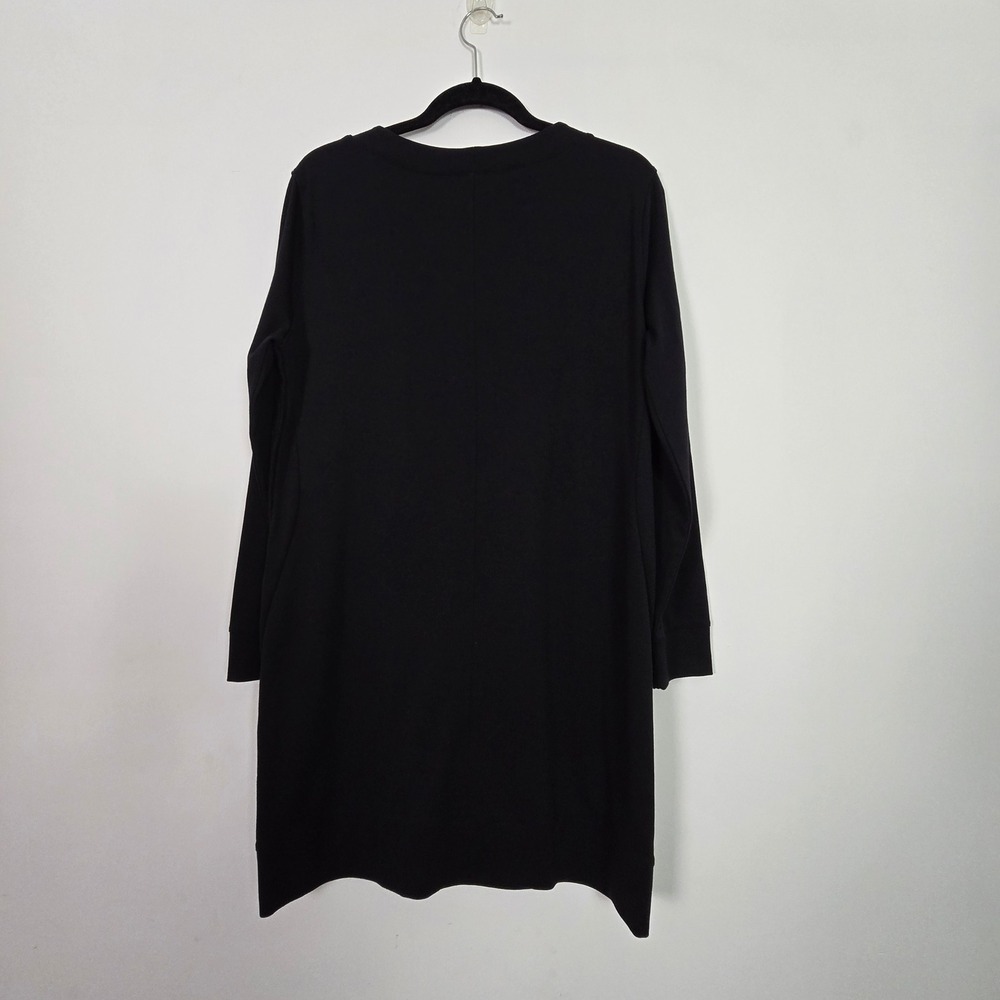 Paul Smith Sweater Dress Womens L Black Cable Knit Wool Mix Long Sleeve Portugal - Picture 3 of 10